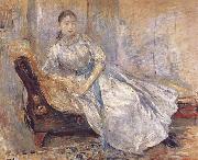 Berthe Morisot The girl on the bench France oil painting artist